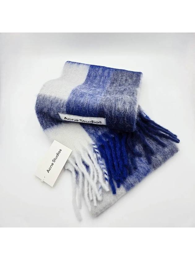 Mohair Check Scarf Belly Muffler CA0084 DL7000 - ACNE STUDIOS - BALAAN 2