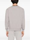 Light Fleece Logo Sweatshirt Grey - CP COMPANY - BALAAN 4