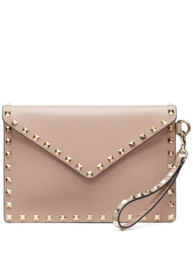 VALENTINO ROCKSTUD MEDIUM FLAT POUCH - VALENTINO - BALAAN 1