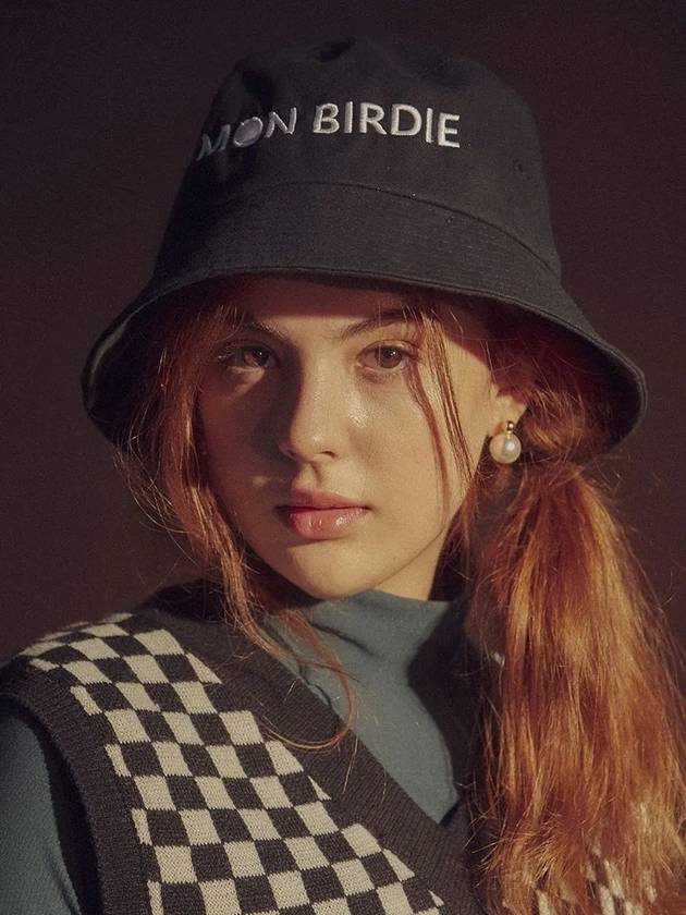 BIRDIE & SMILE Bucket Hat BLACK - MONBIRDIE GOLF - BALAAN 2