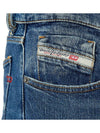 Destructive Slim Fit Jeans Blue - DIESEL - BALAAN 6