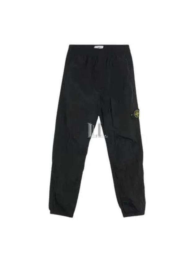 31019 Nylon Metal Econyl Track Pants Black - STONE ISLAND - BALAAN 2