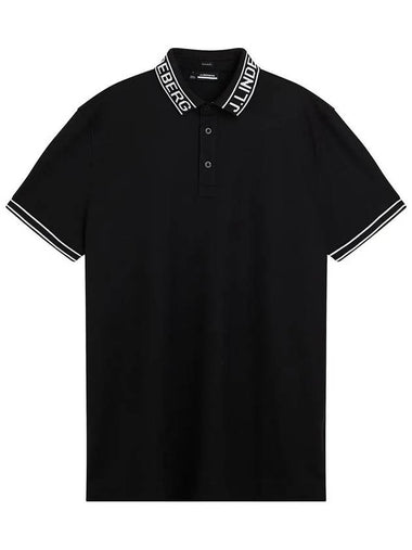 Men s T Shirt Austin Polo Golf Wear Black - J.LINDEBERG - BALAAN 1