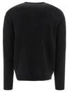 de Coeur Embroidery Crewneck Knit Top Black - AMI - BALAAN 3