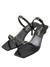 Newt Lacquered Sandals Heels - SAINT LAURENT - BALAAN 2