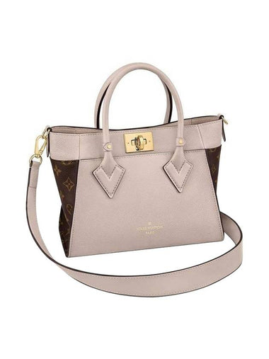 On My Side PM Tote Bag Grey - LOUIS VUITTON - BALAAN 1