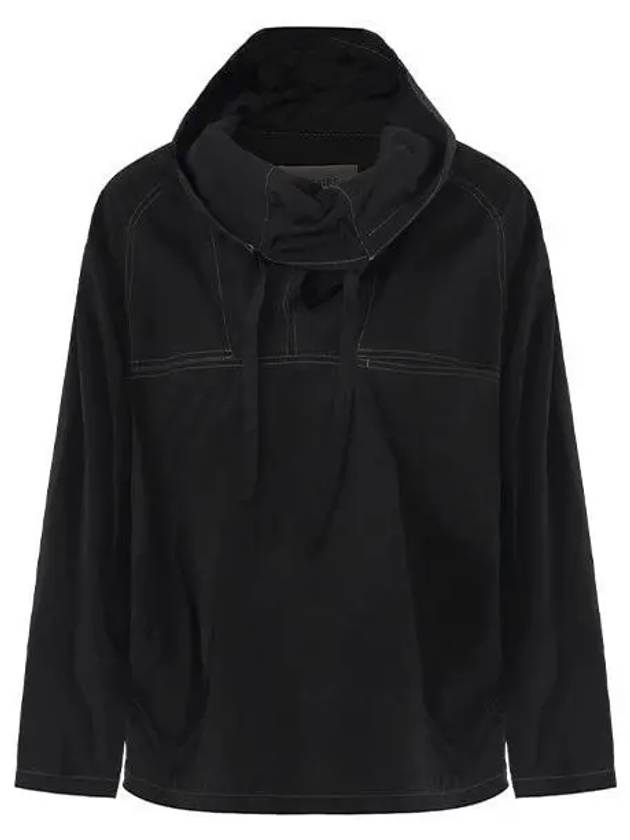 Contrast Stitch Anorak Black - LEMAIRE - BALAAN 2