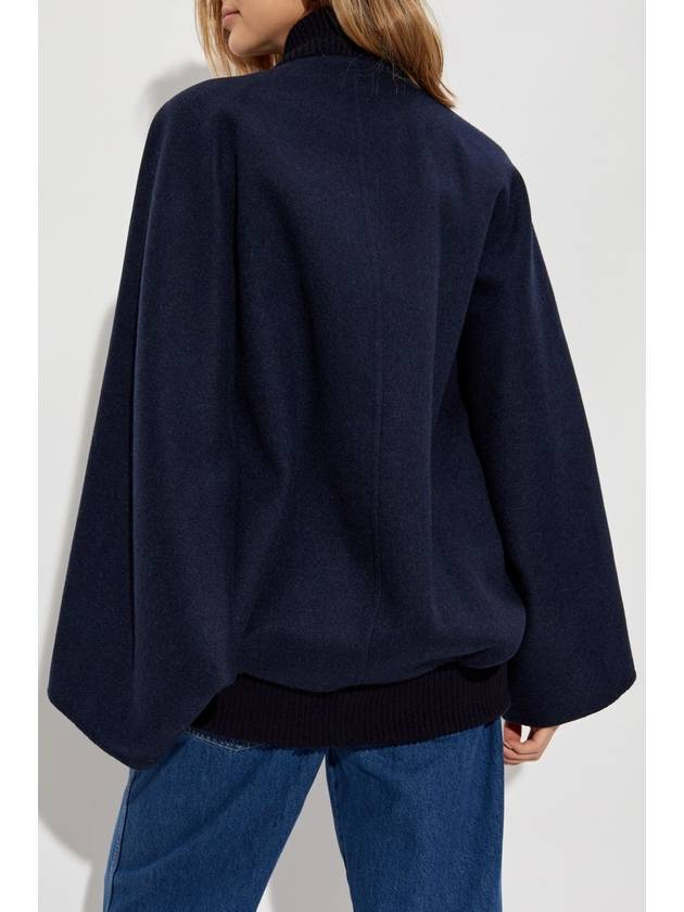 Max Mara Wool Jacket Zenone, Women's, Navy Blue - MAX MARA - BALAAN 4