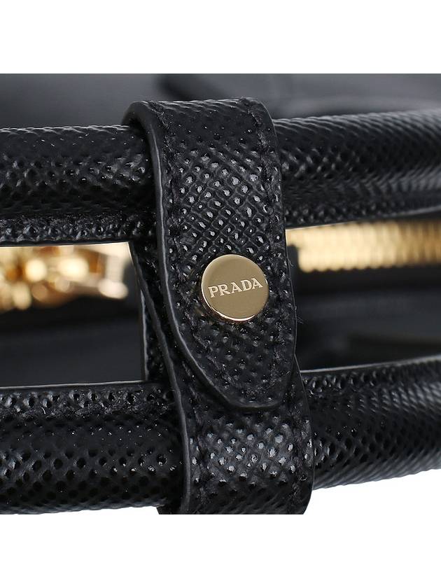 Medium Saffiano Leather Black - PRADA - BALAAN 8