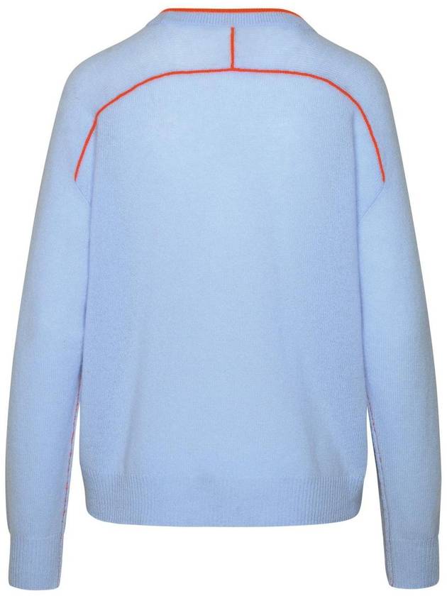 360 Cashmere 'Claude' Light Blue Cashmere Sweater - 360 CASHMERE - BALAAN 3