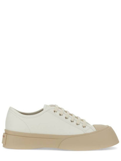 Pablo Platform Nappa Leather Low Top Sneakers Lilywhite - MARNI - BALAAN 2