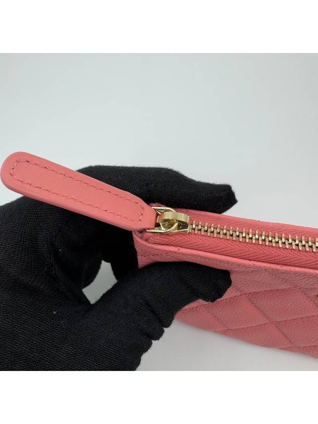 Classic Mini Caviar Pouch Pink AP4020 - CHANEL - BALAAN 4