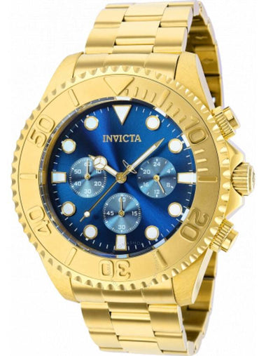 Invicta Pro Diver Chronograph Quartz Blue Dial Men's Watch 36974 - INVICTA - BALAAN 1