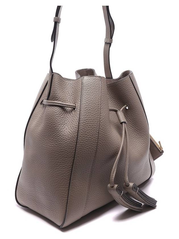 Millie Small Heavy Grain Tote Bag Solid Grey - MULBERRY - BALAAN 4