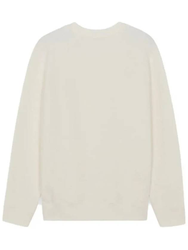 Chillax Fox Patch Classic Sweatshirt Ecru - MAISON KITSUNE - BALAAN 3