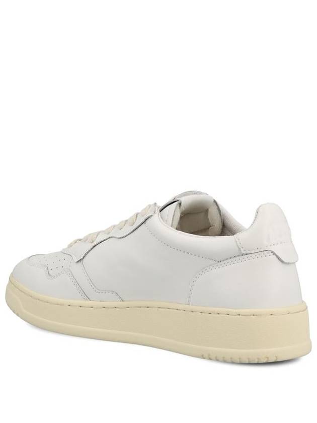 Medalist Leather Low Top Sneakers White - AUTRY - BALAAN 4