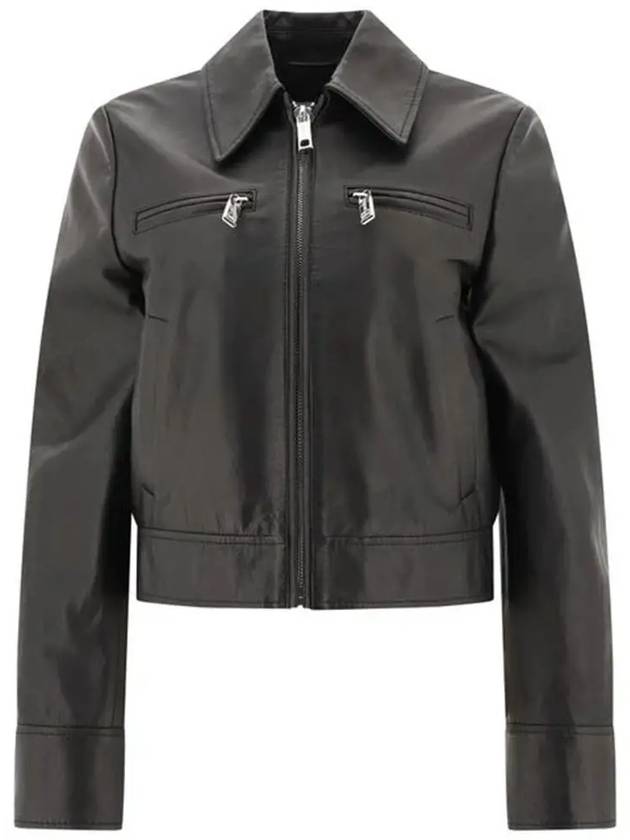 Bolsena Leather Jacket Black - MAX MARA - BALAAN 2