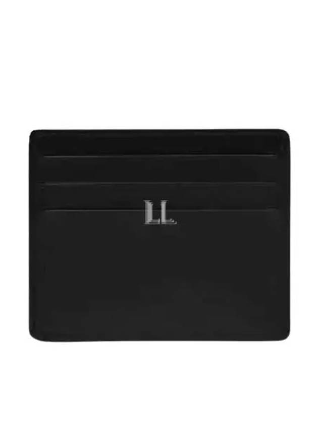 Stitched Leather Card Wallet Black - MAISON MARGIELA - BALAAN 2