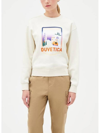 Myrtos Sweatshirt Ivory - DUVETICA - BALAAN 1