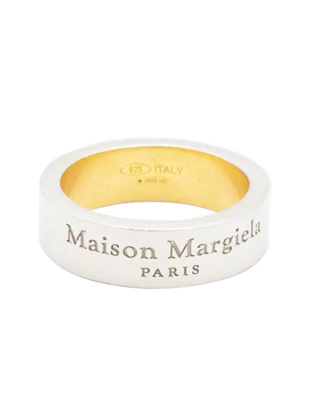 Logo Medium Ring Silver - MAISON MARGIELA - BALAAN 1