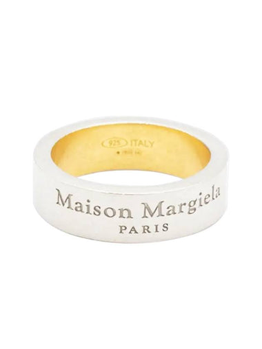 Logo Medium Ring Silver - MAISON MARGIELA - BALAAN 1