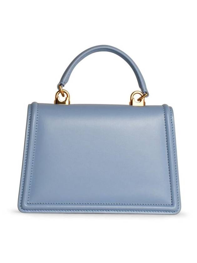 Dolce & Gabbana Light Blue Leather 'Devotion' Small Bag - DOLCE&GABBANA - BALAAN 3