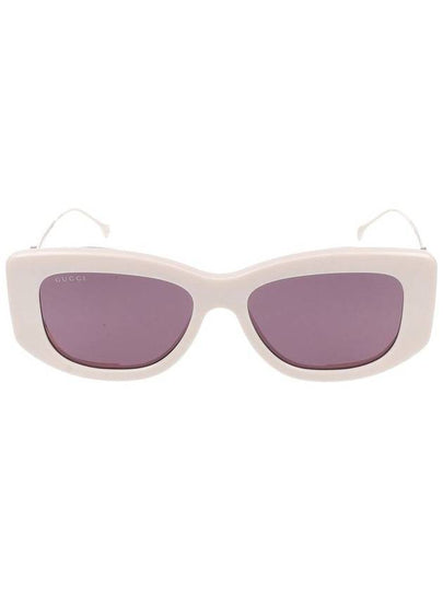 24SS SUNGLASSES GG1566S 003 IVORY GOLD VIOLET - GUCCI - BALAAN 2