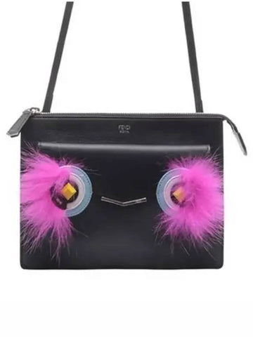 Mini Two Jour Eyes Way Clutch Bag Cross 271877 - FENDI - BALAAN 1