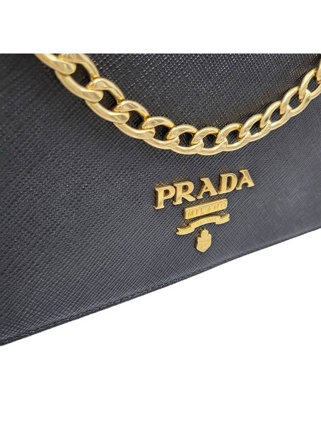 Women s 1BP006 Saffiano Lux Mini Chain Cross Bag - PRADA - BALAAN 6