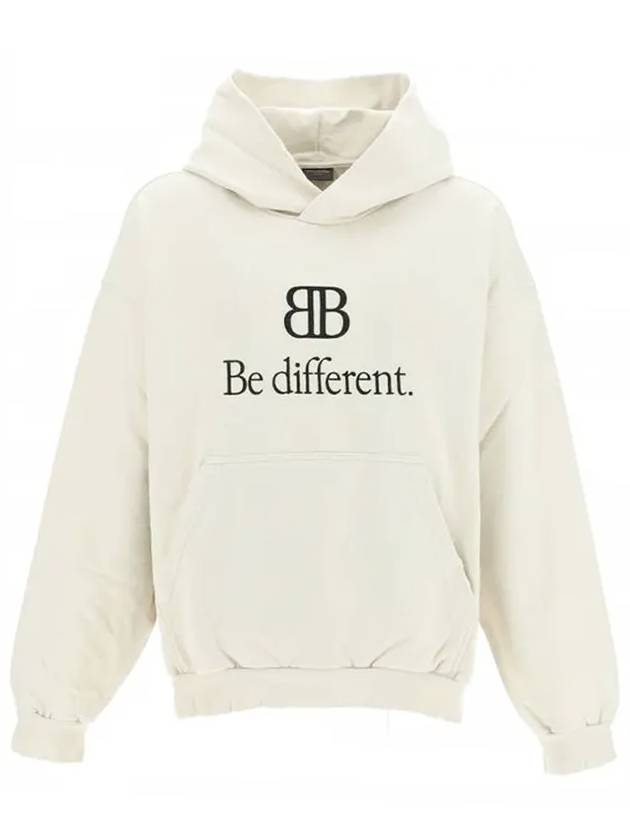 Lettering Logo Hoodie White - BALENCIAGA - BALAAN 1