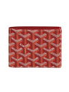 Victoire halfwallet red - GOYARD - BALAAN.