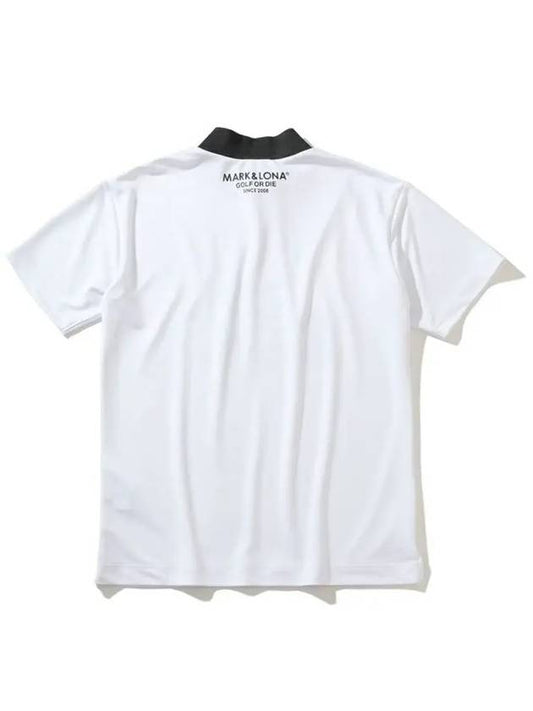 Men s Fave Mock Neck Tee White MLM 4A AA02 - MARK & LONA - BALAAN 2