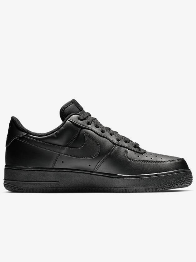 Air Force 1 '07 Low Top Sneakers Triple Black - NIKE - BALAAN 4