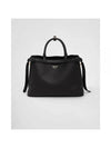 medium leather handbag with belt black 1BA4172CYSF0002VOOO - PRADA - BALAAN 1