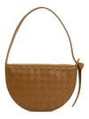 Intrecciato Sunrise Small Shoulder Bag Brown - BOTTEGA VENETA - BALAAN 4