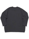 Heavy Terry Balloon Sweatshirt Charcoal - A NOTHING - BALAAN 3