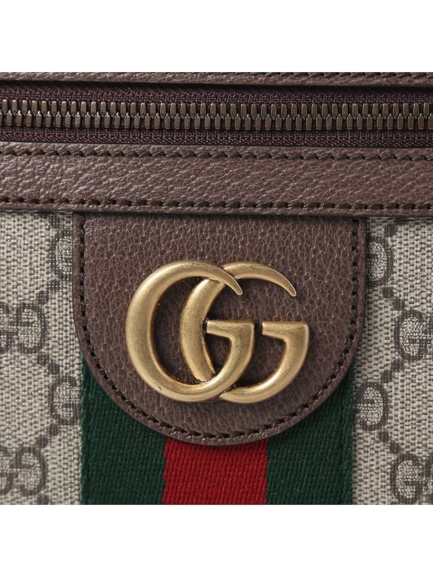 Men's Ophidia GG Small Messenger Bag Beige Ebony - GUCCI - BALAAN 6