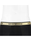 Men's Logo Trunk Briefs 2 Pack Black - EMPORIO ARMANI - 6