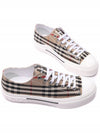 Vintage Check Cotton Sneakers Archive Beige - BURBERRY - BALAAN 6