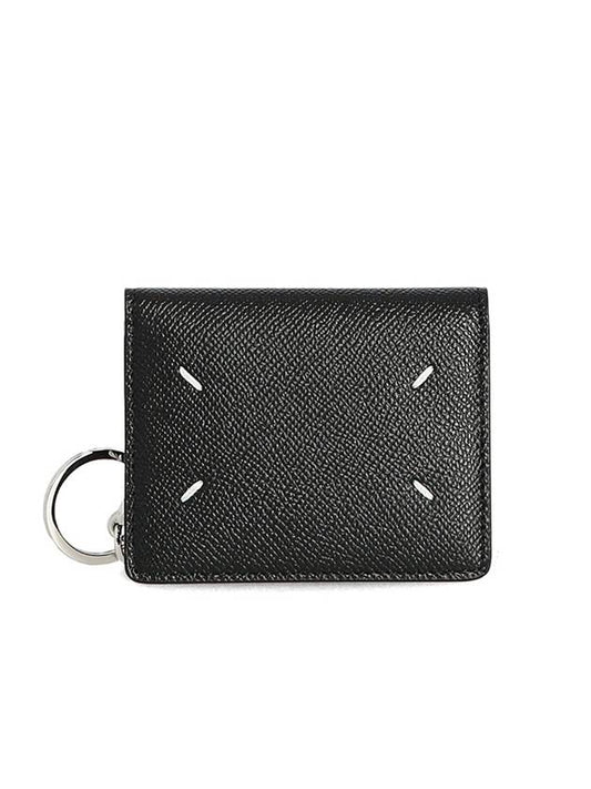 Stitch Keyring Card Wallet Black - MAISON MARGIELA - BALAAN 2