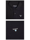 Men's Embroidered Logo Sports Polo Shirt Black - BARBOUR - BALAAN 6