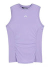 Hanna Logo Round Neck Sleeveless Sand Verbena - J.LINDEBERG - BALAAN 2