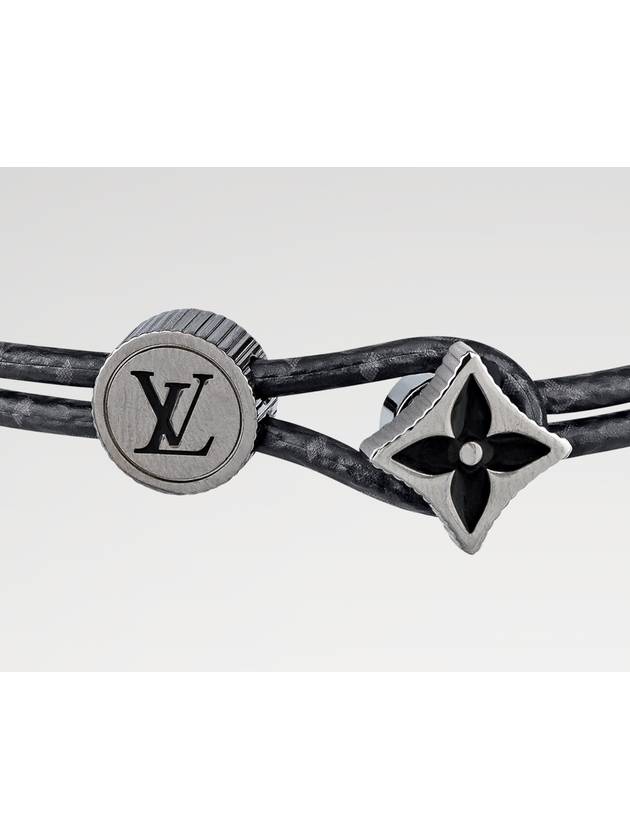 Catch It Monogram Bracelet Silver Grey - LOUIS VUITTON - BALAAN 3