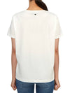 Magno Linen Short Sleeve T-Shirt White - MAX MARA - BALAAN 4