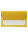 Trunk Saffiano Cross Bag Yellow - MARNI - BALAAN 1