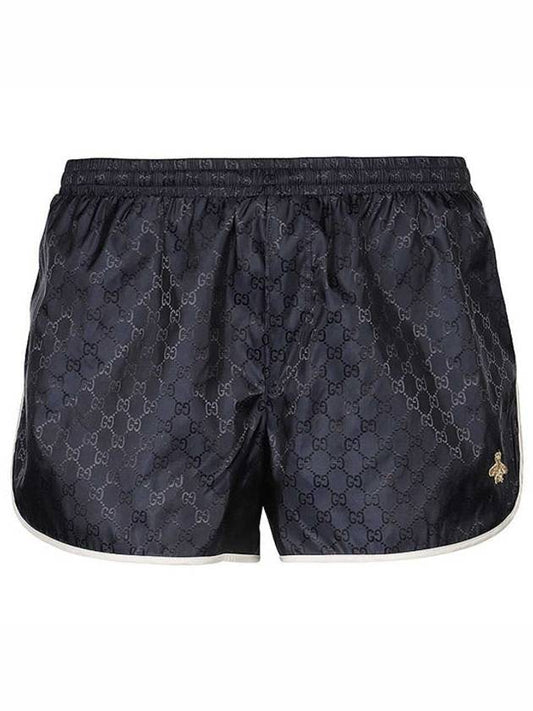 Monogram Nylon Swim Shorts Navy - GUCCI - BALAAN 2