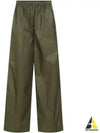 Re-Nylon Trousers Straight Pants Green - PRADA - BALAAN 2