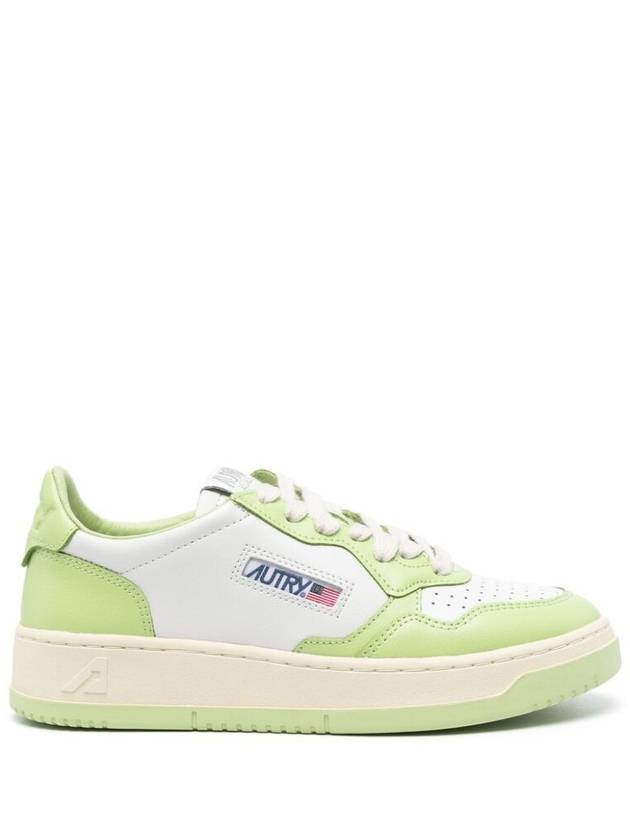 Women's Medalist Bi-Color Low-Top Sneakers Green - AUTRY - BALAAN 2