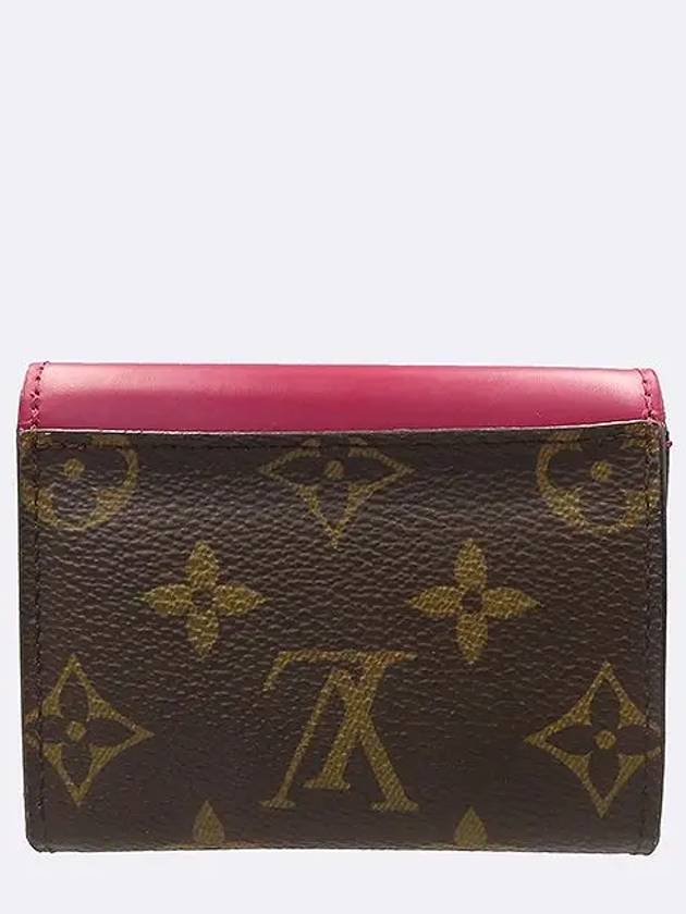 M62932 Fuchsia Color Monogram Canvas Zo Wallet Ring - LOUIS VUITTON - BALAAN 3