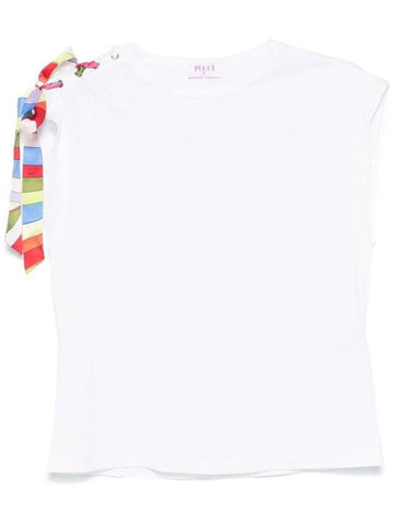 Pucci Tie-Detail T-Shirt Clothing - EMILIO PUCCI - BALAAN 1